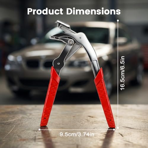 Automotive Clip Removal Tool & Trim Removal Pliers with Non-Slip Grip,Multi-Functional Car Clip Pliers Tool for Door Panels, Trim Clips, Rivets & Interior Panels Without Damage (1 Pack) - color: 1 Pack