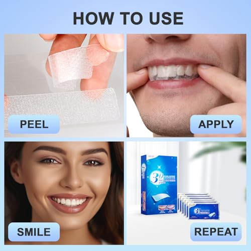 Teeth Whitening Strips 14 Treatments Kit - For Teeth Whitening , Deep Stains Removal, Carefully Designed Whitening Strips, Allowing You To Have a Brighter Smile(28 Pcs)-The Hypothesis of Love 1