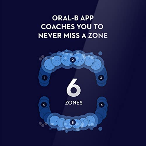 Oral-B iO Deep Clean + Protect Rechargeable Electric Toothbrush, White with a iO Series 7 Toothbrush, 2 Replacement Brush Heads, and a Charging Travel Case