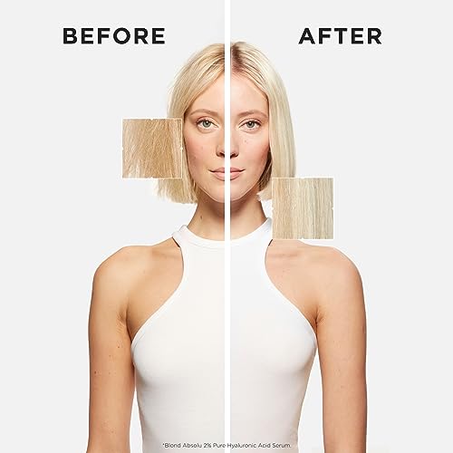 Kerastase Blond Absolu Hyaluronic Acid Hair Serum For Bleached & Highlighted Blonde Hair - Repairs Damaged Hair & Soothes Scalp, Instantly Hydrates & Adds Shine, 1.7 fl Oz