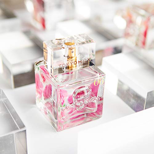 TOKYOMILK Dead Sexy Embossed Eau de Parfum, 3.4 fl. oz, 100 ml, Deep Vanilla Perfume with Exotic Wood, White Orchid & Ebony, Romantic & Ethereal, Women’s Luxurry Fragrance Spray