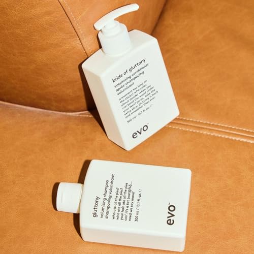 EVO Gluttony Volumising Shampoo - Volumizing Shampoo For All Types Of Hair - Adds Lift, Body Shine, Strength & Elasticity