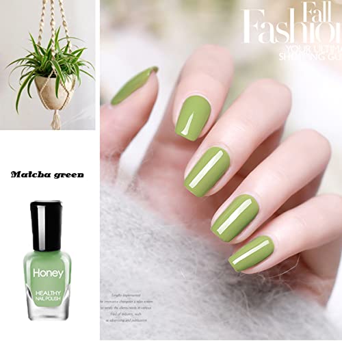 Non Toxic Nail Polish Set, Easy Peel Off and Fast Dry Nail Polish Set for Pack, Eco Friendly and Organic Water Based Nail Polish for Women,Teens(12 Bottles, 5ML)