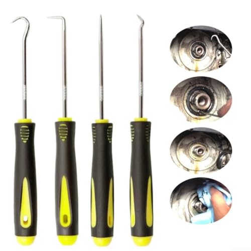 Car Trim Removal Pick Tool and Hook Set 90 Degree Right Angle O Ring Puller Auto Repair Kit (1#) - color: 1#