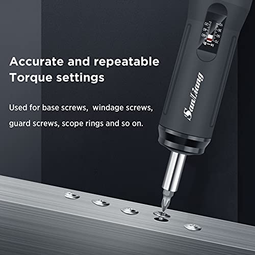 Sanliang Torque Screwdriver Wrench Driver Bits Set 10-70 Inch Pounds lbs for Maintenance,Tools, Bike Repairing and Mounting. (10-70 in-lbs)
