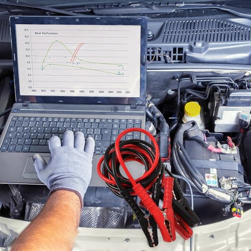 ABOOFAN Heavy Duty Car Emergency Jumper Cables 1000a Thickened Pure Copper Battery Booster Wire with Full Cover Clamps 2.8m for Suv and Compact Vehicle Roadside Power Supply