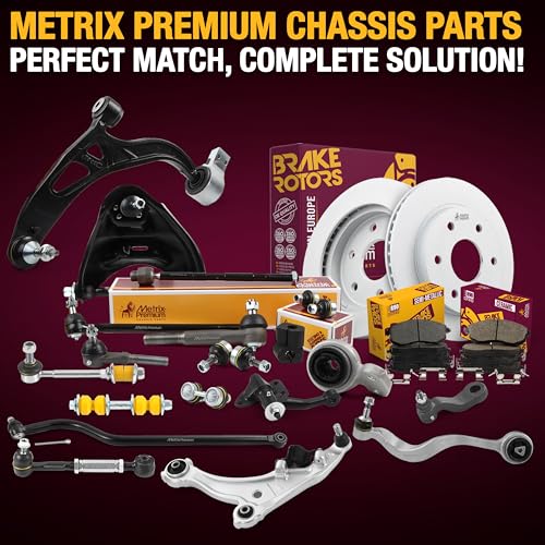 Metrix Premium Chassis Parts Ball Joint Kit Fits Ford Mustang 2011-2014 | Ford Mustang 2010, Front Lower, 2 PC, Replacement K500313, Made in Europe
