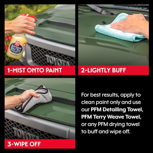 Griot's Garage Best of Show Spray Wax for Car Detailing, Works on Paint Protection Films and Ceramic Coatings, Provides Long-Lasting Coverage Between Uses, 10968, 22oz