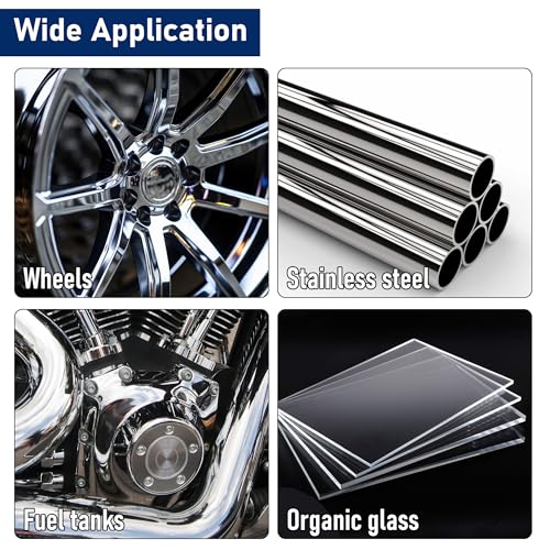 11PCS 8" Airway Buffing Wheels with Flange-Free One-Piece Hub | Flange-Free Installation | 5/8" Arbor Hole | 11mm Thickened Hub | Aluminum Polishing Kit | Mirror Finish | Angle Grinder - size: 8" Airway Buffing Wheels