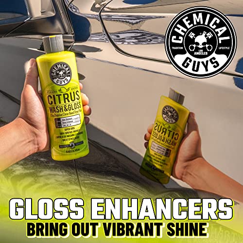 Chemical Guys, Ultimate Car Wash Bucket Kit, Dirt Trap, Mitt, Soap & Lid | Grit guard sinks debris to the bottom so it stays off your paint; a complete starter setup for safe at-home washing - style: HOL133