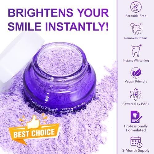 Teeth Whitening Powder - Teeth Whitening - Removes Stains - No Sensitivity - Enamel-Safe Toothpaste Power - Breath Freshener - for Coffee, Tea and Tobacco Stains 15g
