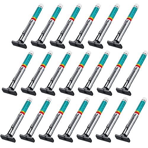 Xuhal 20 Packs Tyre Tread Depth Gauge Color Coded Tire Depth Gauge Tool Tire Tread Accurate Measurement Tools
