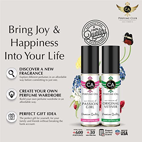 CA Perfume Impression of Vanilla 28 For Women & Men Replica Fragrance Body Oil Dupes Alcohol-Free Essential Aromatherapy Sample Travel Size Concentrated Long Lasting Attar Roll-On 0.3 Fl Oz/10ml