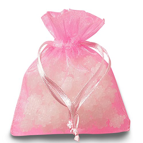 5 pc Guest Sized Set - Carnation Scented Goat Milk & Shea Soap Heart Shapes