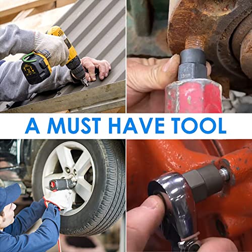 XEWEA 14PCS 3/8" Drive Impact Bolt Nut Extractor Set | Professional Stripped Bolt Remover Socket Set, Easy out Tools For Removing Damaged Broken Rounded Off Bolt & Nut, Cr-Mo Steel - size: 14PCS