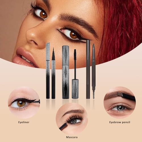 All in One Makeup Kit for Women Full Kit, Includes Eyeshadow,Foundation,Eyeliner,Mascara,Eyebrow pencil,Contour Stick, Makeup Brush, Makeup Sponge, Make Up Gift Set for Women, Teens