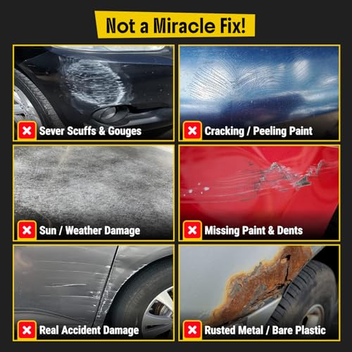 Carfidant Scratch and Swirl Remover - Car Scratch Remover for Vehicles Paint - Polishing Compound for Cars - Paint Restorer Kit with Pad, Microfiber and Sanding Block - style: Scratch Remover Kit with Sanding Block