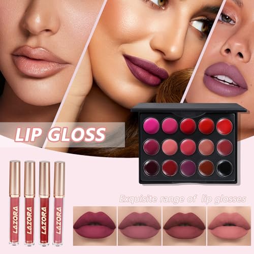 All in One Makeup Kit Makeup Kit for Women Full Kit Makeup Set Multipurpose Bundle Holiday Gift Box Essential Starter Bundle Include Full Make up Kit for Women (Box3)