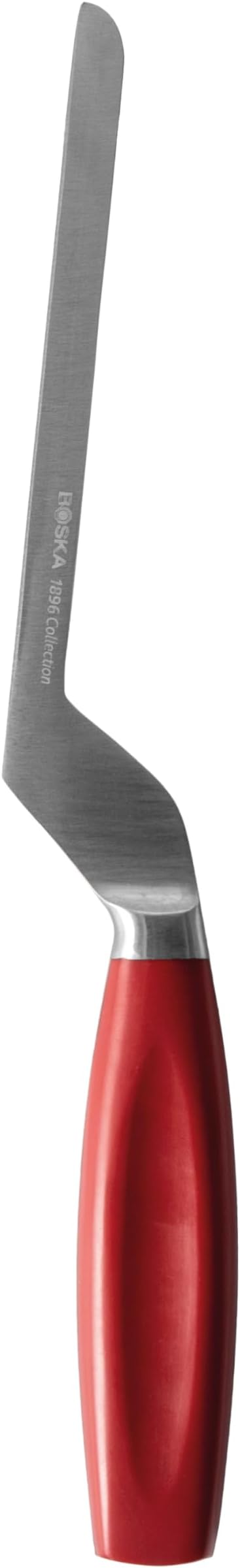 BOSKA Premium Soft cheese knife Red - Professional cheese cutter - 140 mm - Cheese Knife - Full tang - For soft cheese - Premium Quality - HACCP knife - 1896 Collection