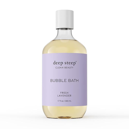 Deep Steep Bubble Bath, 17oz (Fresh Lavender)