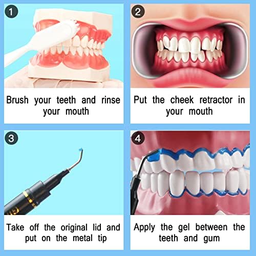 Dental Gingival Barrier Protection Gel, 10PCS 3ML Gum Protector Gel for Teeth Whitening