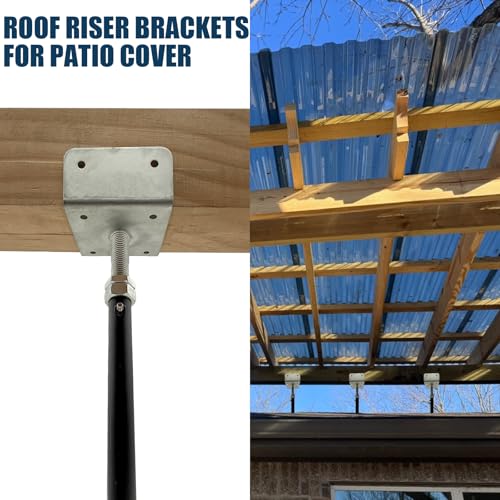 4 Pack U-Shaped Floor Jack for 4x2, 4x4, 4x6 Joists - Adjustable Steel Telepost with U-Head, Mini Screw Jack, Post Jack.11-15 Inch Adjustment Range - size: 11-15