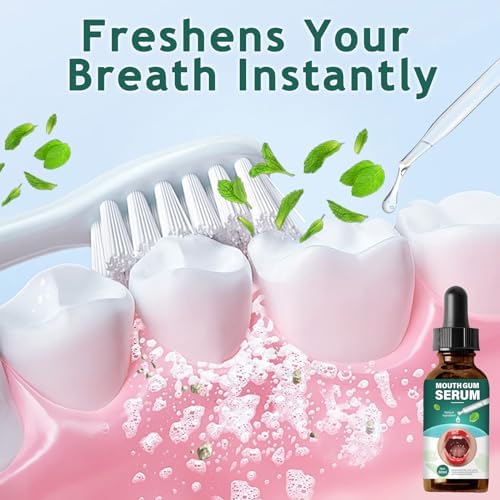 Gum Restore Drops for Receding Gums, Fast-Acting Gum Treatment, Soothes Gums & Promotes Regrowth, Reduce Dry Mouth and Bad Breath