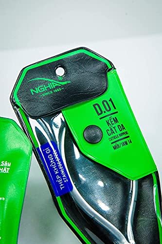 Nghia Professional Stainless Steel Cuticle Nipper C-03 (D-01) Jaw 14 Cuticle Cutter Trimmer Manicure Tools with Double Spring– Perfect Nail Care Tool at Home/Spa/Saloon Osimihome (1 PCS) C-03 D01-14