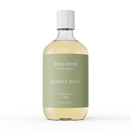 Deep Steep Bubble Bath, 17oz (Coconut Lime)