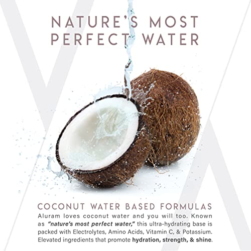 ALURAM Curl Conditioner Clarifying Coconut Water Infused Hydration Lightweight Moisture For Curly Hair Fl Oz