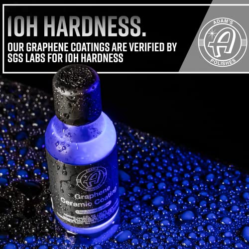 Adam's UV Graphene Ceramic Coating Kit Without UV Flashlight - 10H Ceramic Coating for Cars with UV Glow Technology, 7+ Years of Shine, Gloss & Protection for Car Boat RV Motorcycle - size: Standard Kit