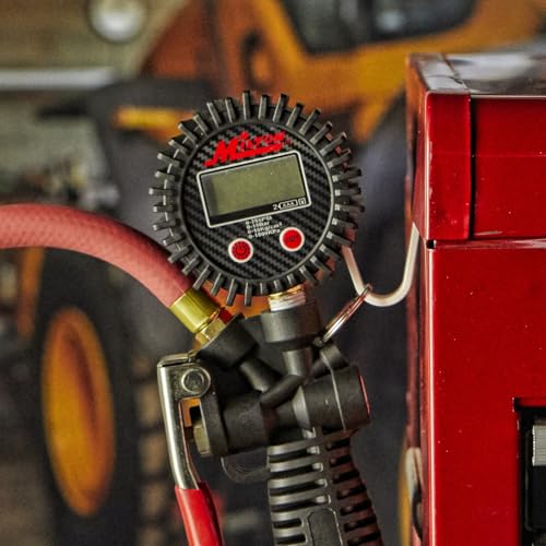 Milton 572D Pro Digital Pistol Grip Tire Inflator with Pressure Gauge - 36" Hose and Kwik Grip Safety Chuck, Made In USA 255 PSI