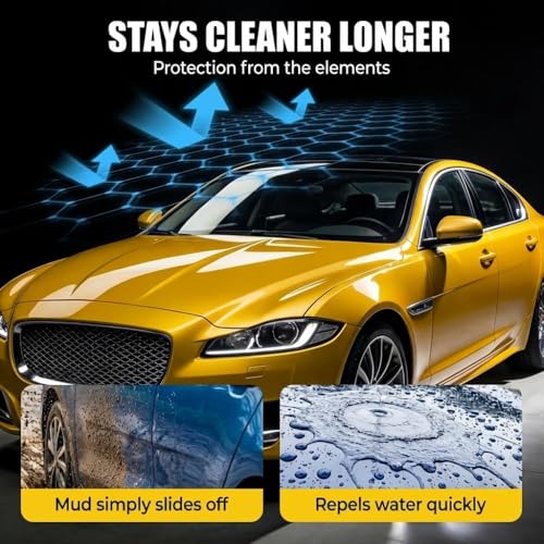 Car Scratch Remover, 3.53 Fl Oz Car Paint Repair Paste, Car Paint Polishing Compound, Quick Fix for Deep Scratches, Universal Scratch Removal Wax with Sponge, Works for All Vehicle Paint Colors (1)