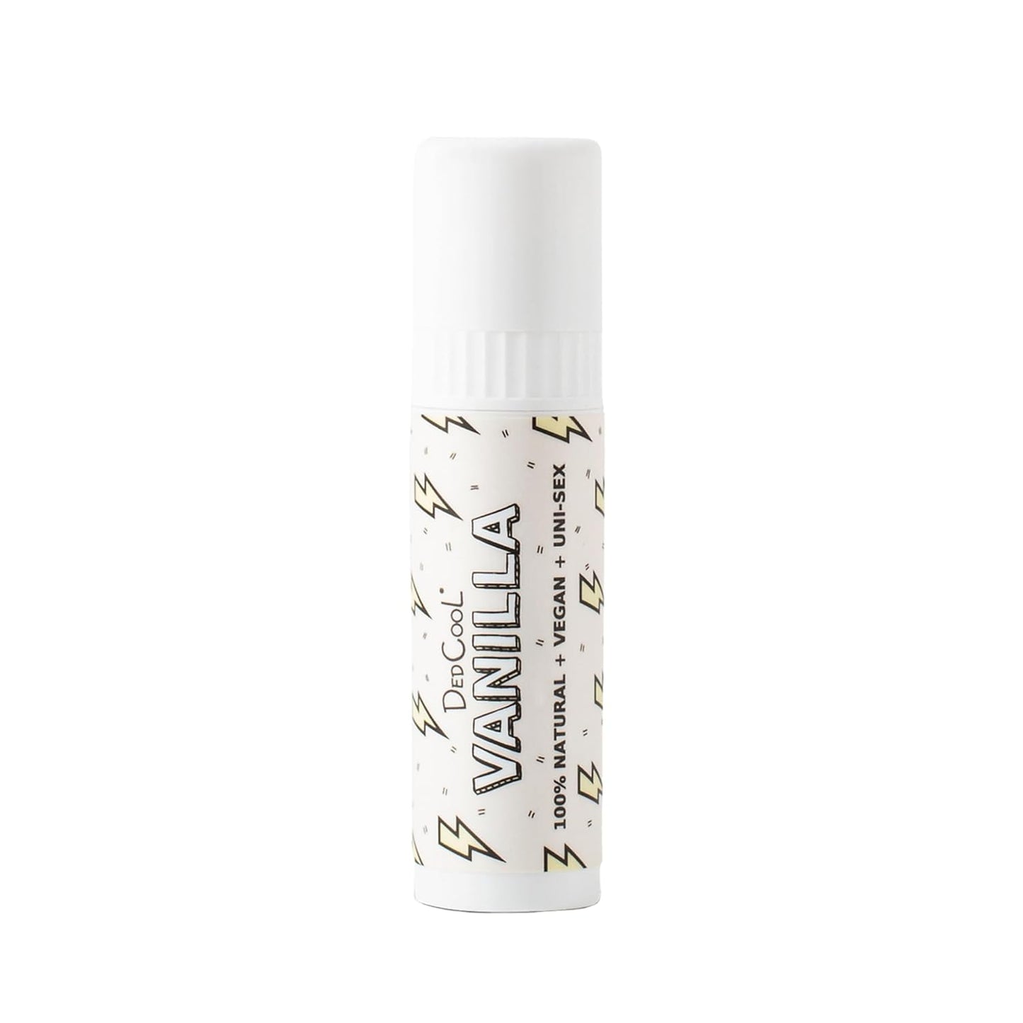 DedCool - Lip Balm Stick (Vanilla) Jumbo, Vegan, Flavored, Coconut Oil Lip Balm, Long Lasting, Moisturization, Hydrates Dry & Chapped Lips, Vegan, Natural, Clean, Non-Toxic, Fragrance For All