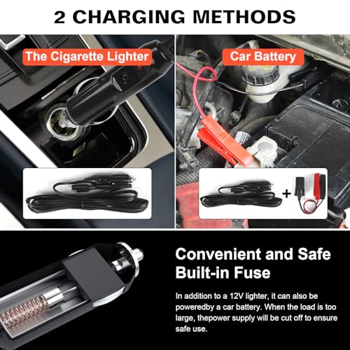 Electric Car Jack 3 Ton Scissor Jack, 12V Electric Portable CarJack, Electric CarJack Kit with Impact Wrench, Scissor Jack for Cars, Electric Floor HydraulicJack for Lifting Cars - size: 3T