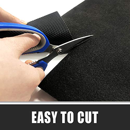 LINLA Premium Absorbent Oil Mat Contains Liquid Garage Floor Mat 8.5'x 6.6', Reusable, Washable, Protects Floor, Driveway Surface, Shop,Parking - size: 6'8" x 8'6" (Rectangular)