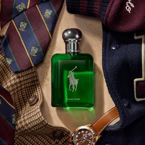 RALPH LAUREN FRAGRANCES Polo Cologne Intense - Eau de Parfum - Men's Cologne - Citrus & Woody - With Grapefruit, Sage, and Patchouli - 4.2 Fl Oz