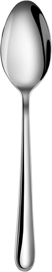 Artaste Rain II Forged 18/10 Stainless Steel (Silver (Set of 12), Dinner Spoon (8-Inch))