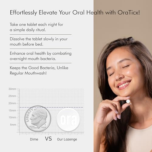 Green Breath Oral Care Probiotics, Naturally Support Freshens Bad Breath & Healthy Mouth, Dental Probiotic Supplement 8 Billion CFU, Mint Flavor 30 Lozenges 1-PK