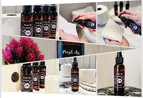 Toilet Paper Spray for Wiping -Natural Lavender 4 oz - After You Go Spray- Natural Ingredients