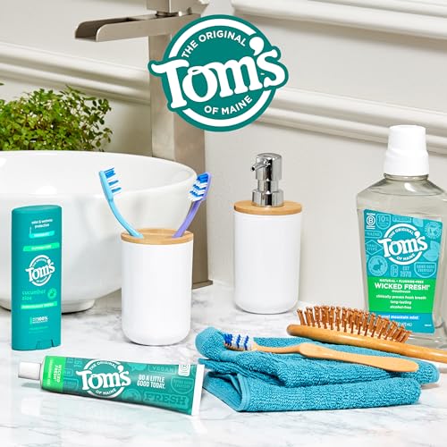 Tom's of Maine Wicked Fresh! Natural Anticavity Toothpaste, with Fluoride, 3 Pack, 4.0oz