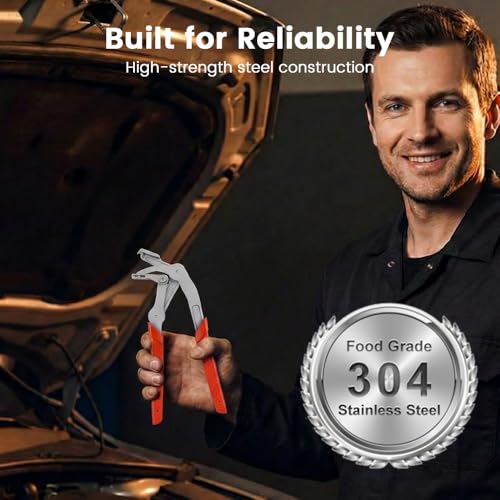 Automotive Clip Removal Tool & Trim Removal Pliers with Non-Slip Grip,Multi-Functional Car Clip Pliers Tool for Door Panels, Trim Clips, Rivets & Interior Panels Without Damage (1 Pack) - color: 1 Pack