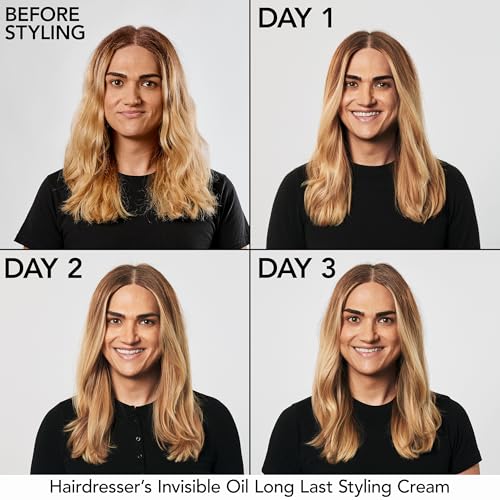 Bumble and bumble. Hairdresser's Invisible Oil Long Last Styling Cream | Hydrating, Anti Frizz, Prevents Split Ends, Color Safe | Curly, Wavy, Straight | With Argan Oil, Coconut Oil + Grapeseed Oil
