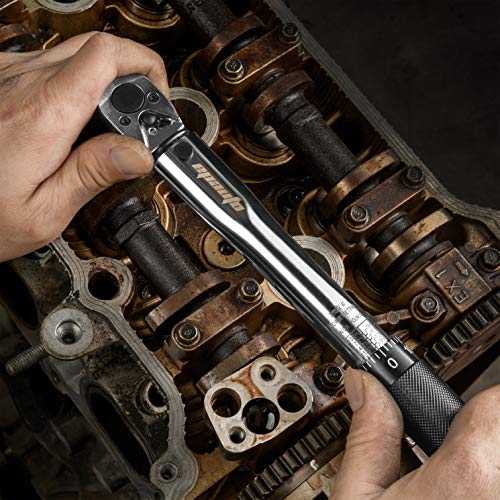 EPAuto 1/4-Inch Drive Click Torque Wrench, 20-200 In.-lb./ 2.26~22.6 Nm | 1/4-Inch (20-200 in.-lb. / 2.26 ~ 22.6 Nm) - size: 1/4 Inch Drive (20-200 in.-lb.)