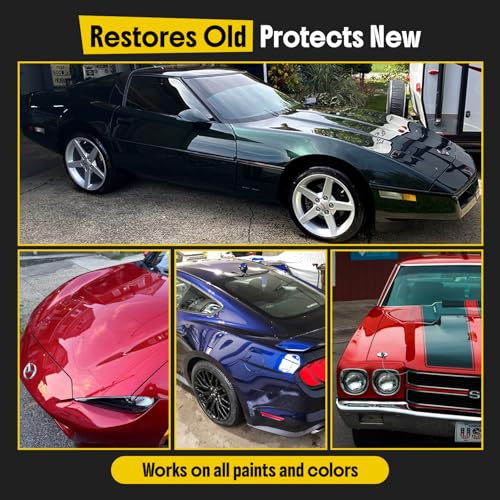 Carfidant Scratch Repair and Swirl Remover - Car Paint Scratch Remover & Restorer Kit with Buffer Pad - Polishing & Waxing Kits - Compound for Vehicles Paint Repair - 8.4 fl. Oz. - style: Scratch Remover Kit