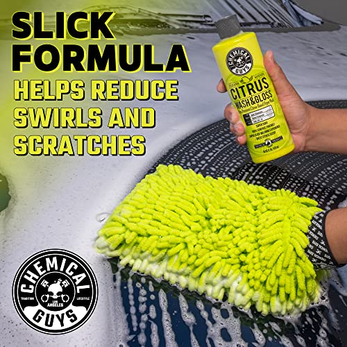 Chemical Guys, Ultimate Car Wash Bucket Kit, Dirt Trap, Mitt, Soap & Lid | Grit guard sinks debris to the bottom so it stays off your paint; a complete starter setup for safe at-home washing - style: HOL133