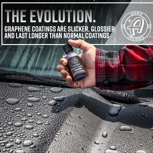 Adam's UV Graphene Ceramic Coating Kit Without UV Flashlight - 10H Ceramic Coating for Cars with UV Glow Technology, 7+ Years of Shine, Gloss & Protection for Car Boat RV Motorcycle - size: Standard Kit