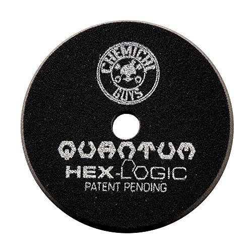 Chemical Guys, Hex-Logic Quantum Buffing Pad Sampler Kit, 6.5 in, 4-Piece | Cutting, polishing and finishing Quantum pads plus pad cleaner, fits 6 in plates on dual-action polishers