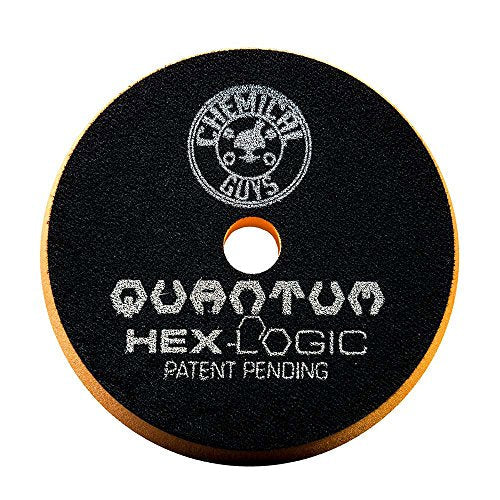Chemical Guys, Hex-Logic Quantum Buffing Pad Sampler Kit, 6.5 in, 4-Piece | Cutting, polishing and finishing Quantum pads plus pad cleaner, fits 6 in plates on dual-action polishers