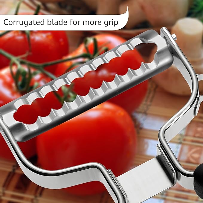 Lurch Germany Super Y Peeler 5.1 x 2.3 Inches / 13 cm x 6 cm - Black